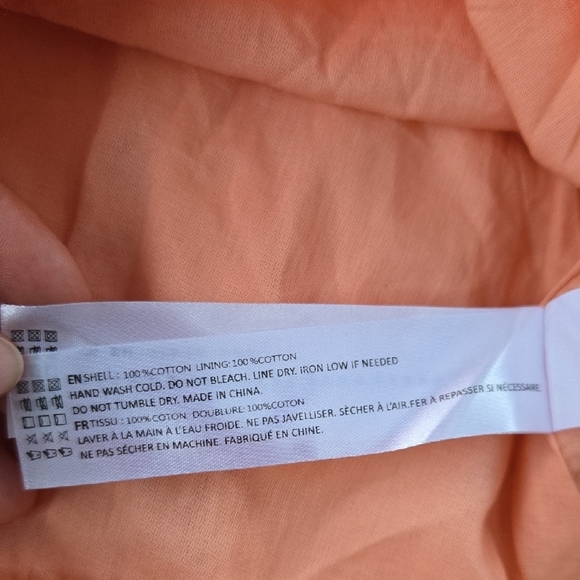 En Saison Peach Ruffle Midi Dress - Picture 6 of 8